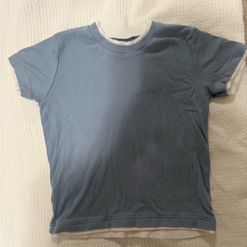 Daily Drills Light Blue Layered Tee